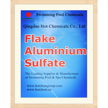 Floco de alumínio floculante CAS do sulfato 10043-01-3